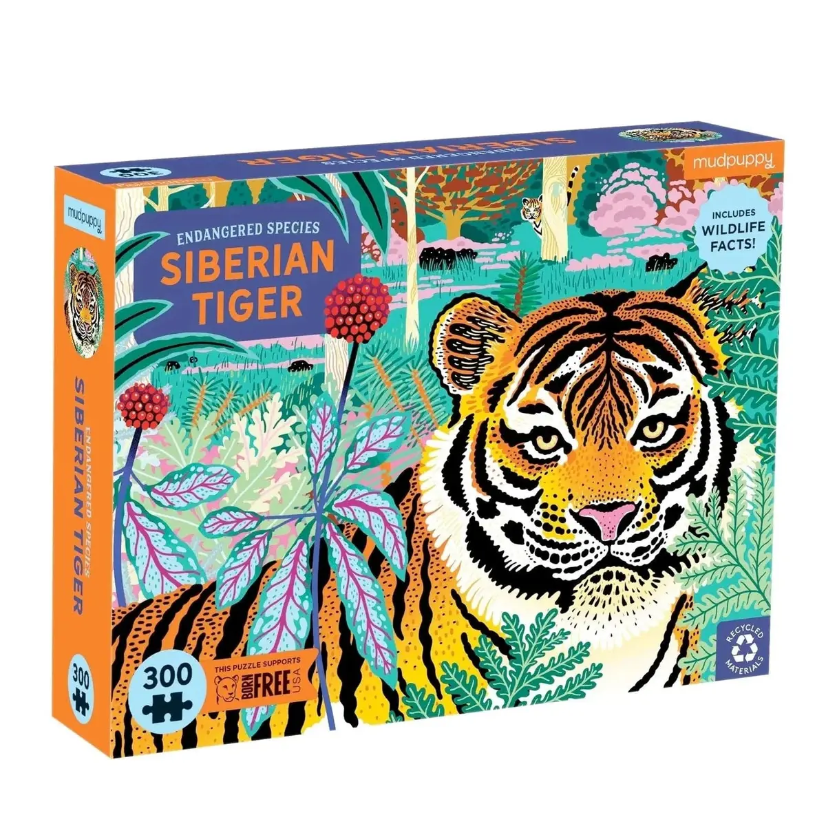 Endangered Species Jigsaw Puzzle Wildlife Facts 300 Large Pieces 1