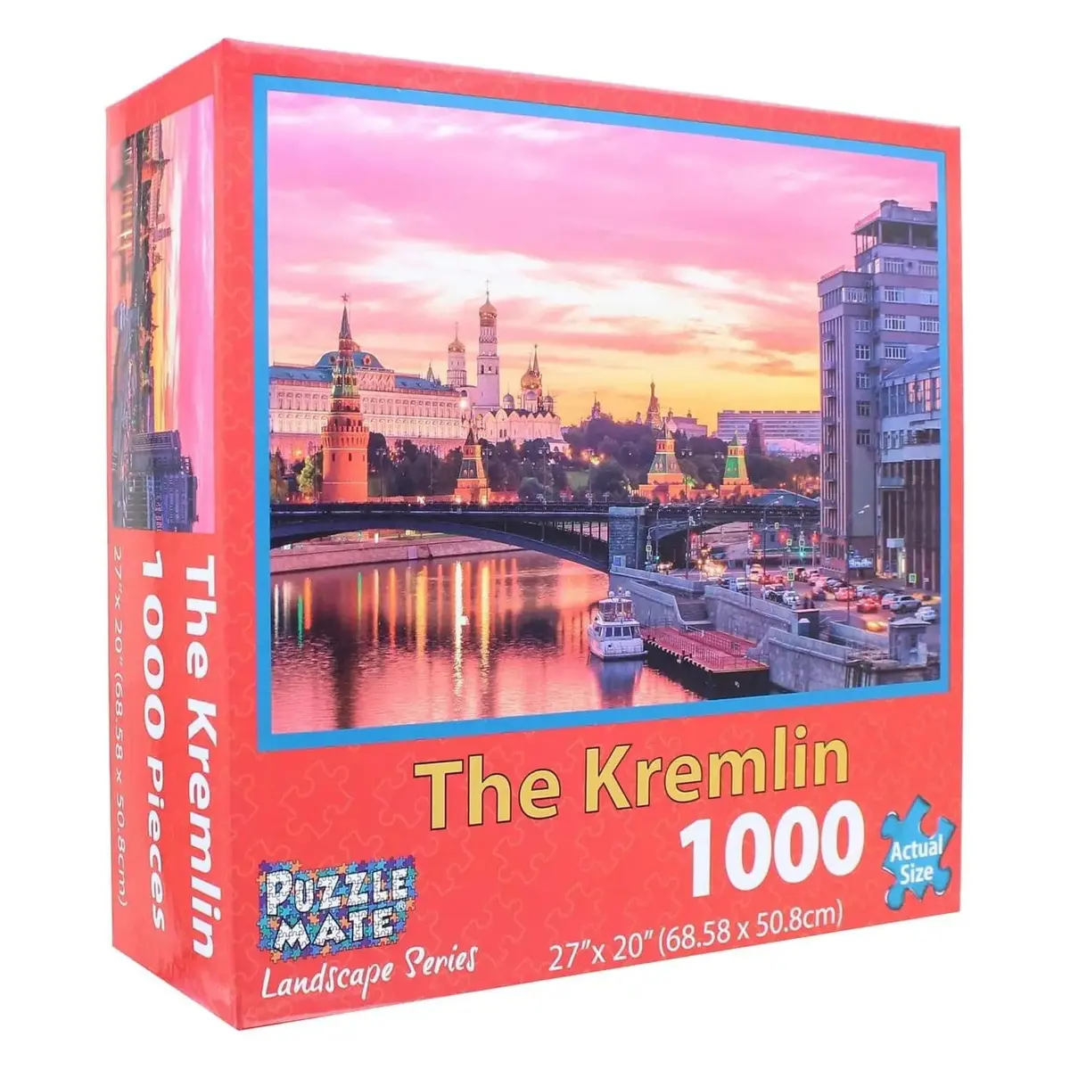 The Kremlin Jigsaw Puzzle River City Scape Sunset 1000 Pieces 1