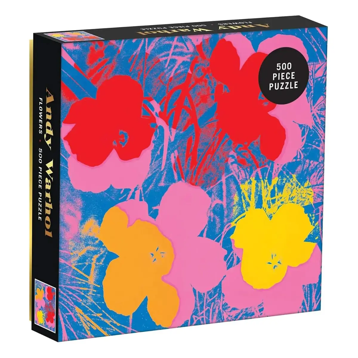 Andy Warhol Flowers Jigsaw Puzzle Modern Art Print 500 Pieces 1