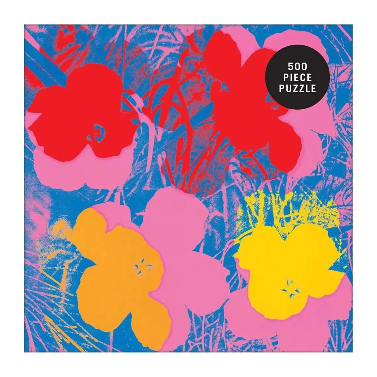 Andy Warhol Flowers Jigsaw Puzzle Modern Art Print 500 Pieces 2