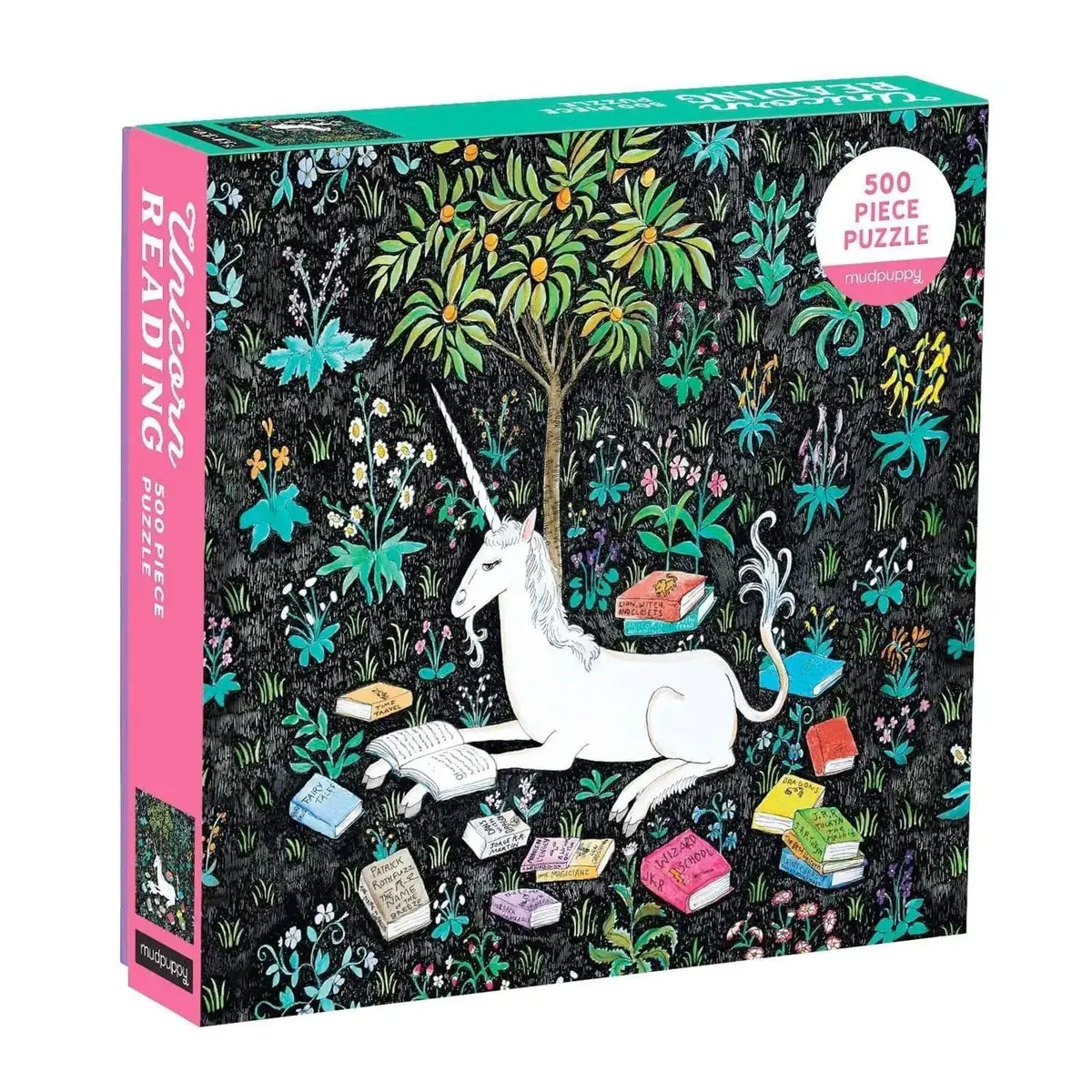 Unicorn Reading Books Family Jigsaw Puzzle 500 Large Pieces 1