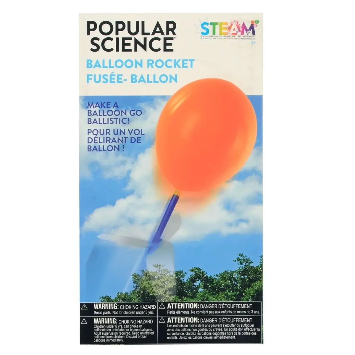 Popular Science Make A Balloon Rocket Kit Flight Play Age 5+ 1