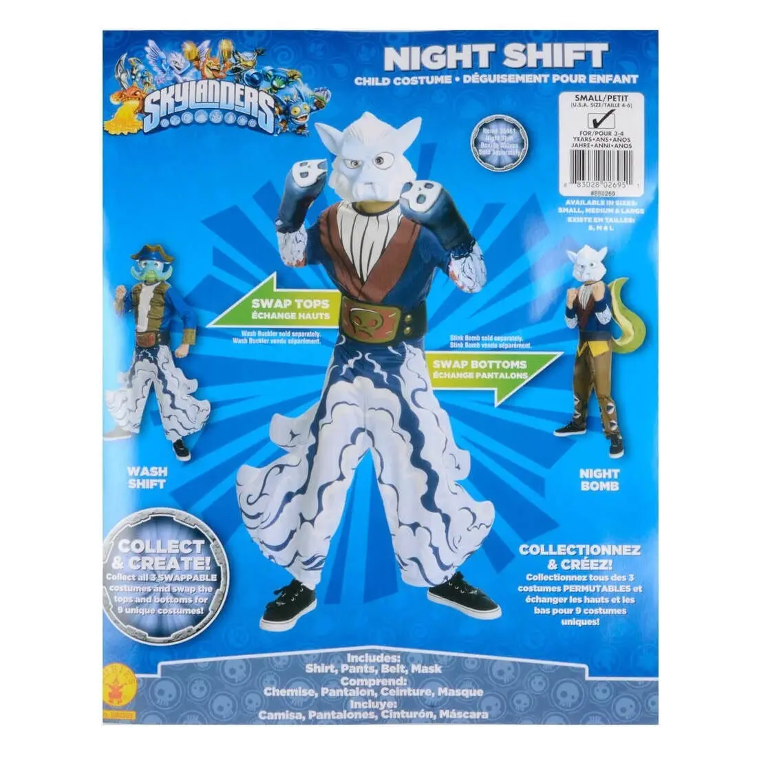 Skylanders Costume Kids Fancy Dress Character With Mask 1