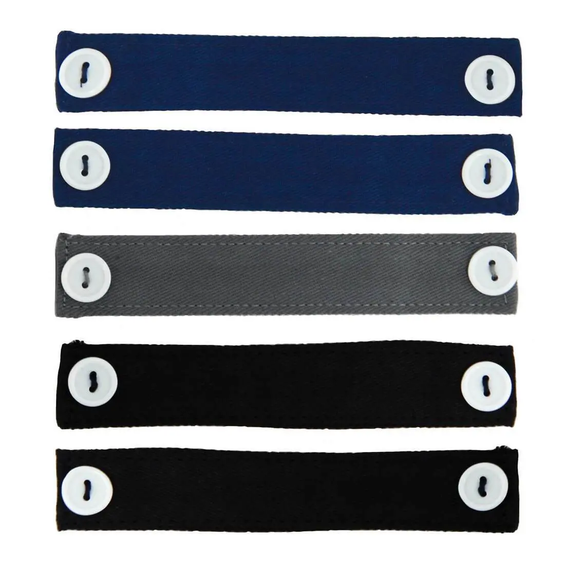 Pack Of 5 Fabric Face Mask Extenders Button Straps 1