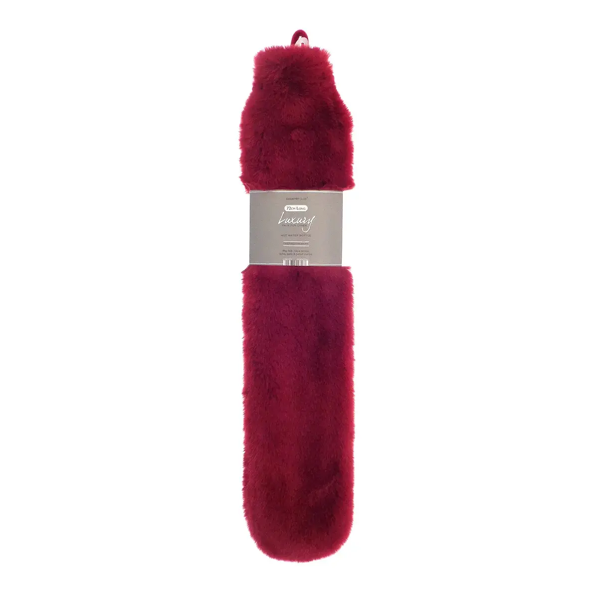Luxury Long Hot Water Bottle Thick Faux Fur Cover 2 Litre 1