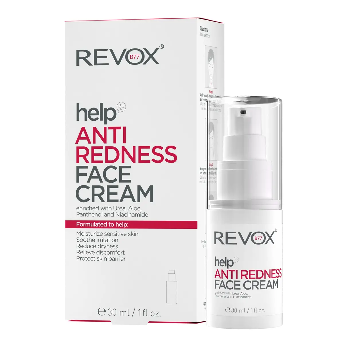 Crema Facial Antirojeces Help Anti Redness Face Cream - Outlet Revox B77 1