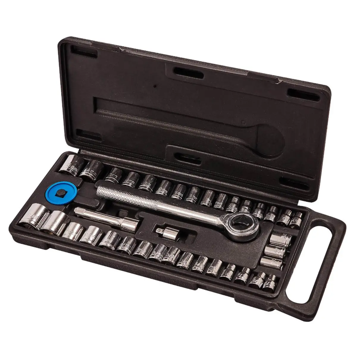 Amtech 40 Piece Socket Set Chrome Plated Carbon Steel 1