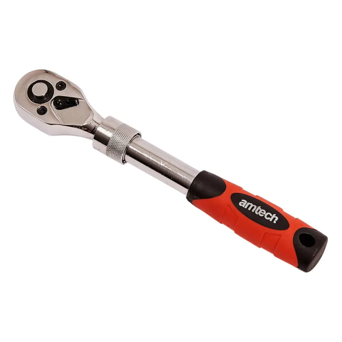 Amtech Telescopic Heavy Duty Ratchet Handle 1/4" 3/8" 1