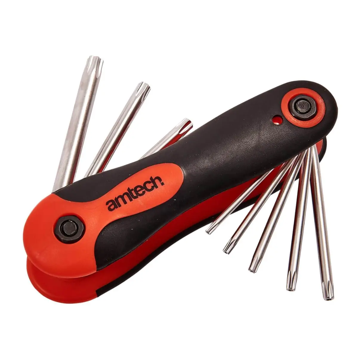 Amtech 8 Piece Folding Torx Key Set Satin Finish 1