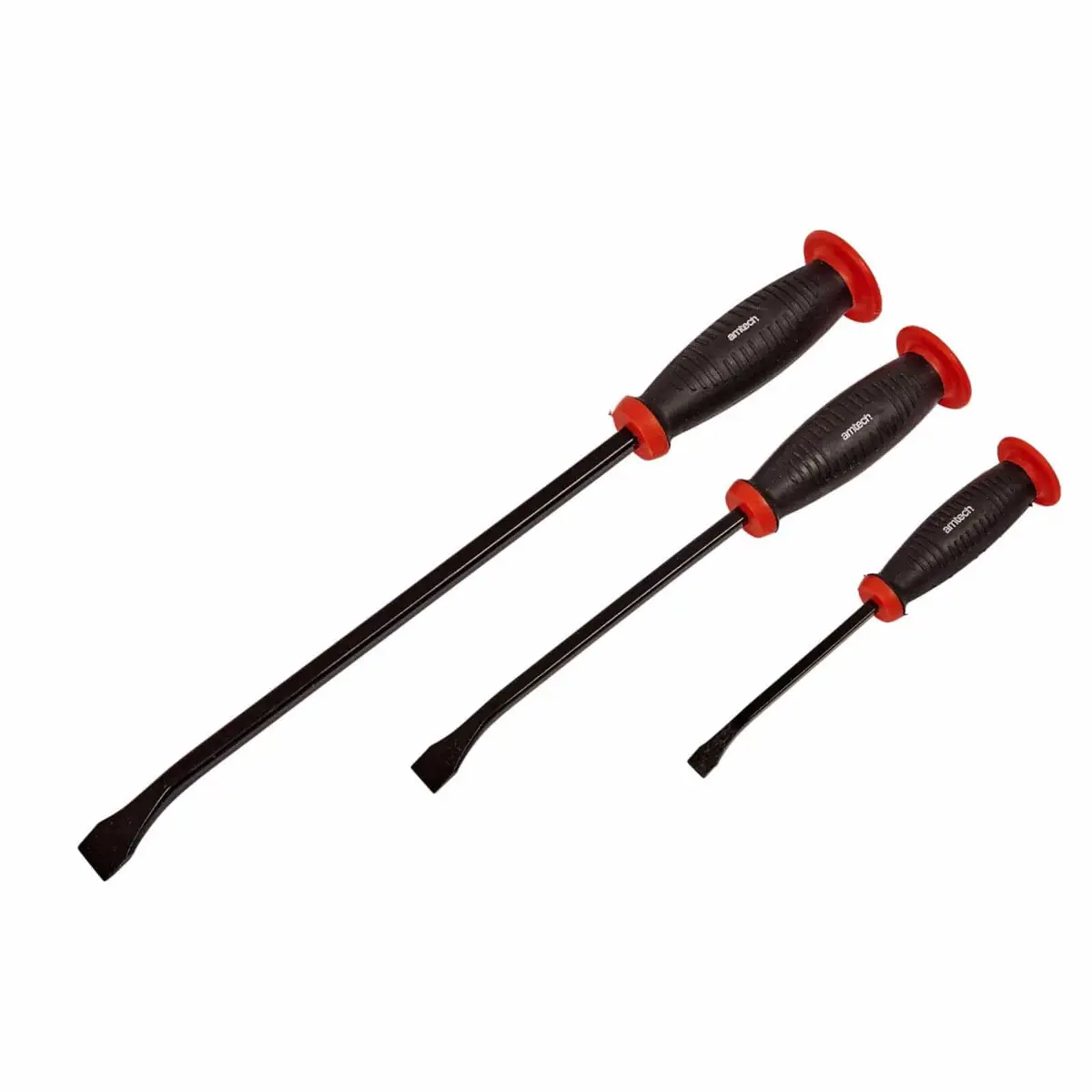 Amtech 3 Piece Go Thru Pry Bar Comfort Grip 1