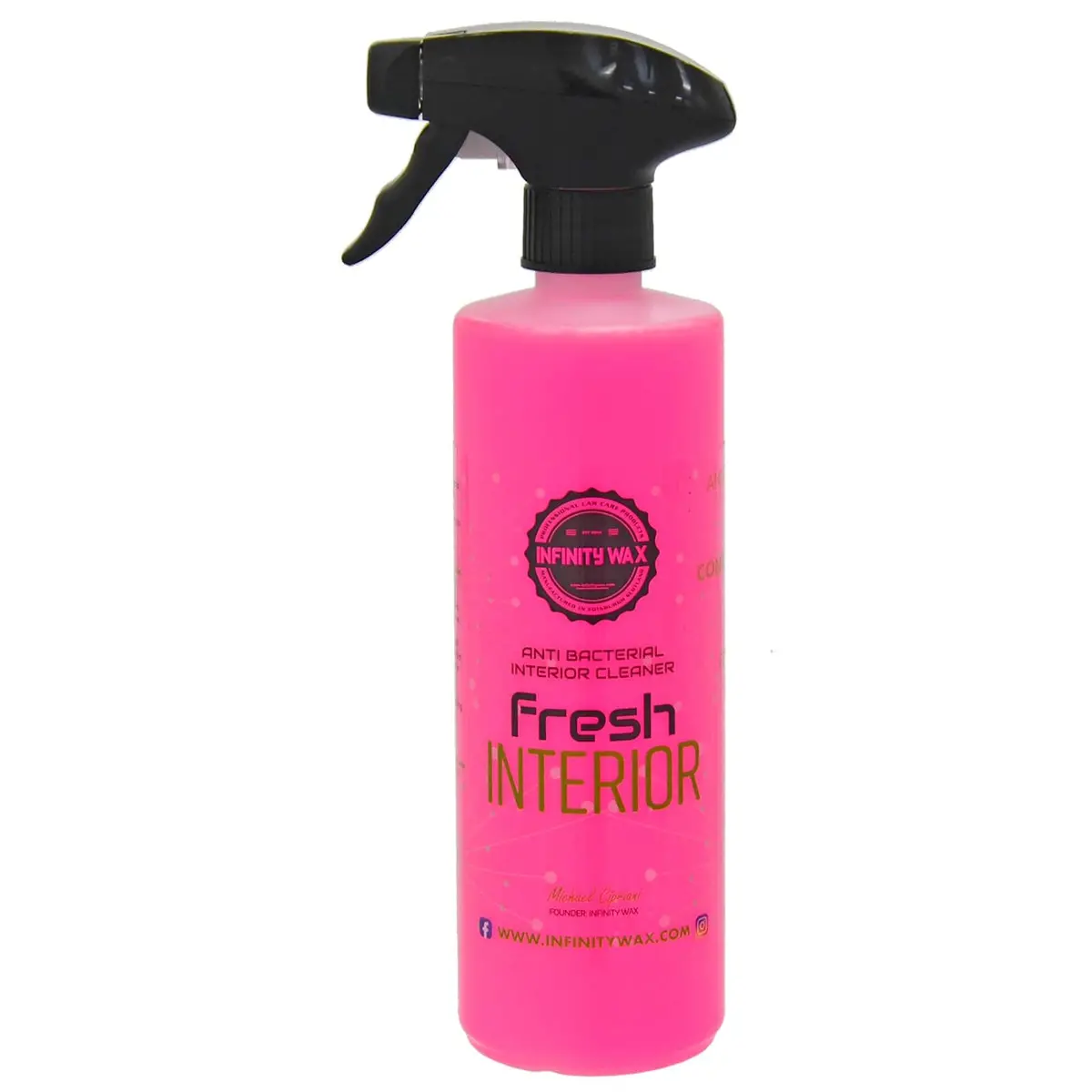 Fresh Interior Car Cleaner Anti Bacterial Concentrate Unscented 1
