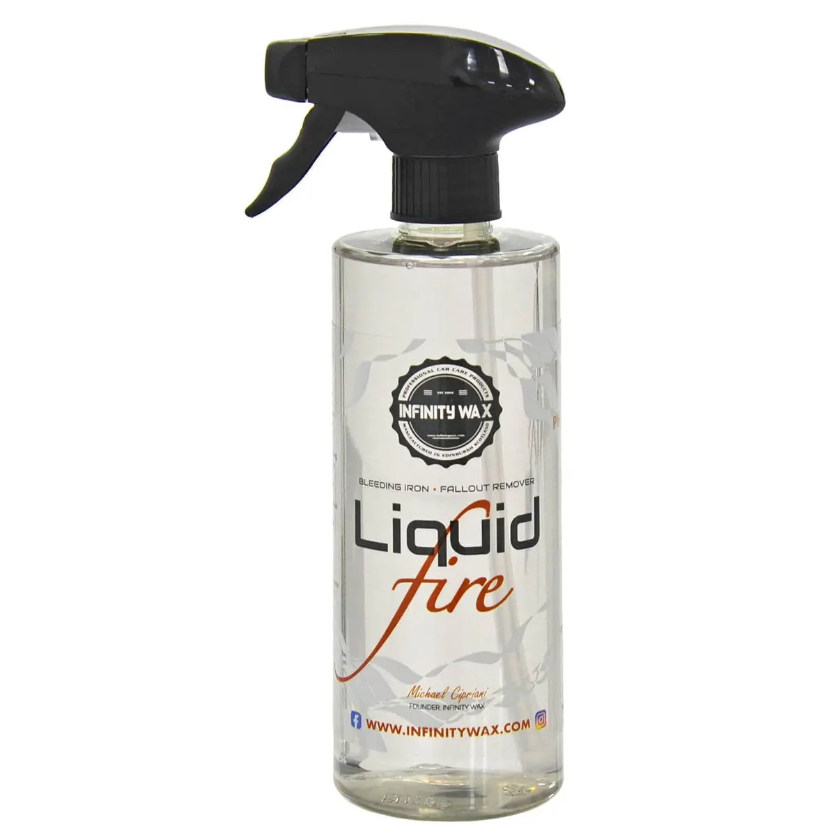 Liquid Fire Iron Fallout Remover Fast Action Car Cleaner 500Ml 1