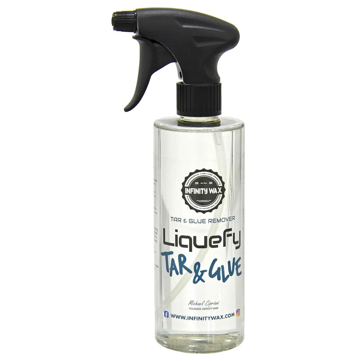 Liquefy Tar & Glue Remover Safe Easy Car Care 500Ml 1