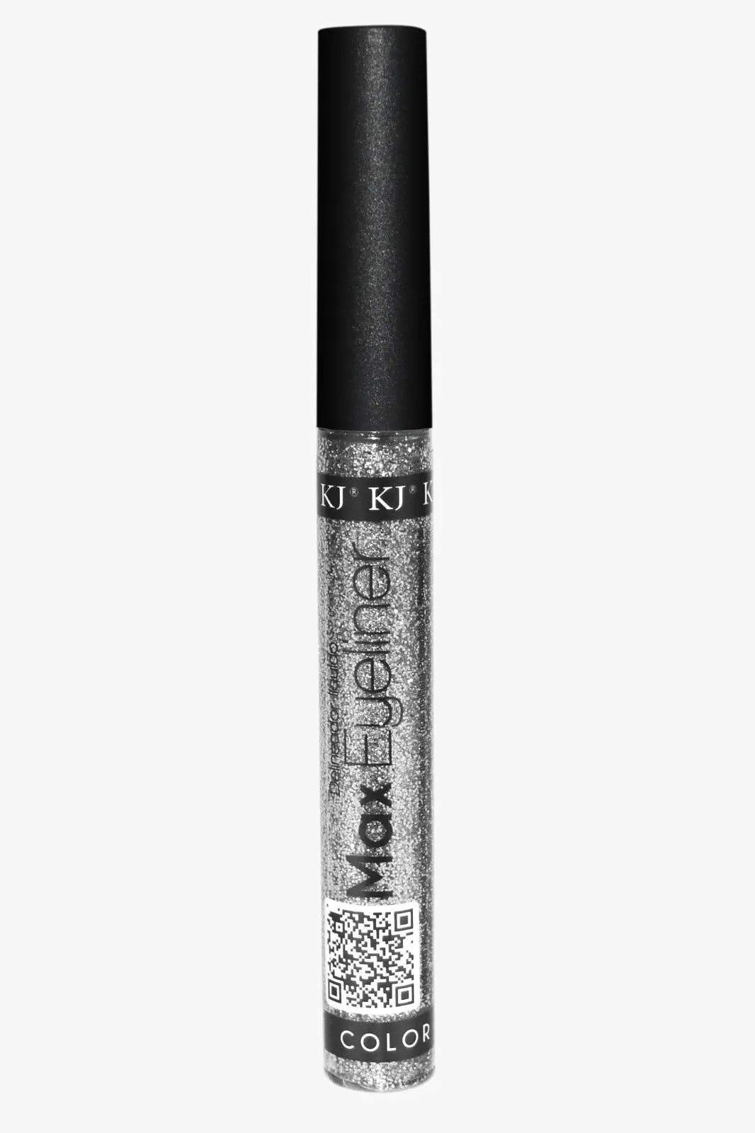Delineador Líquido Maxeyeliner 27 Glitter Plata - Kj Beauty 1