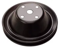 Fan Pulley,1 Groove, No Ac, 350, 69-79 Chevy Sb, New 1