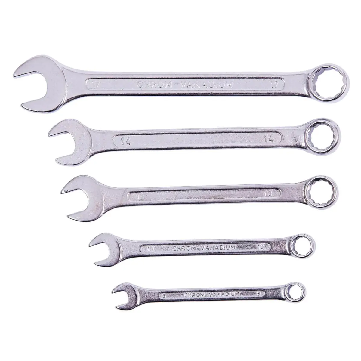 Amtech 5 Piece Combination Spanner Set Storage Rack 1