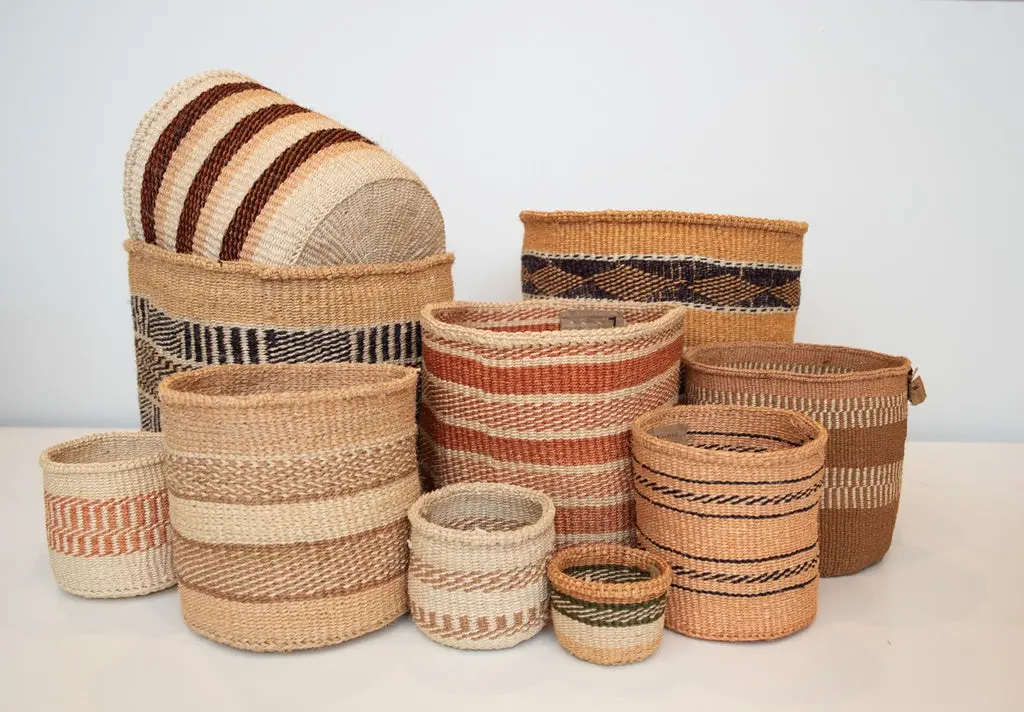 Sisal Basket M - Practical Weave 1