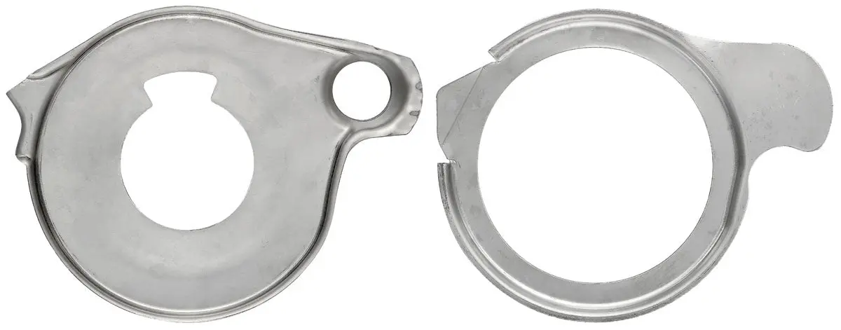 Water Pump Divider Plates, Pair, New, V8, 63-68 Pontiac 1