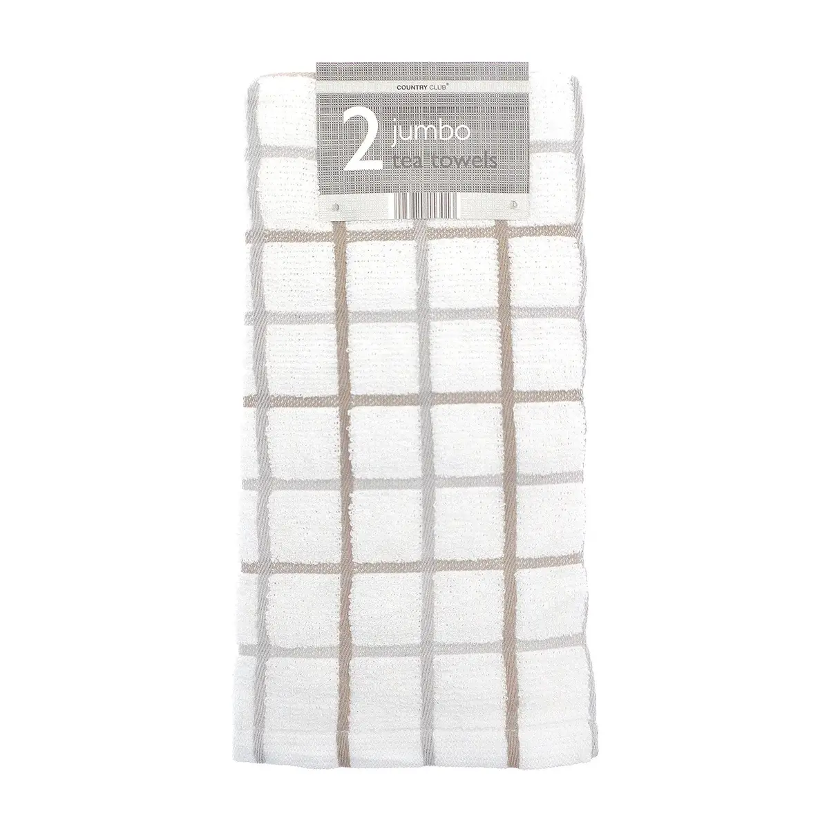 Pack Of 2 Jumbo Tea Towels Cotton Rich Terry Drying Cloth 1