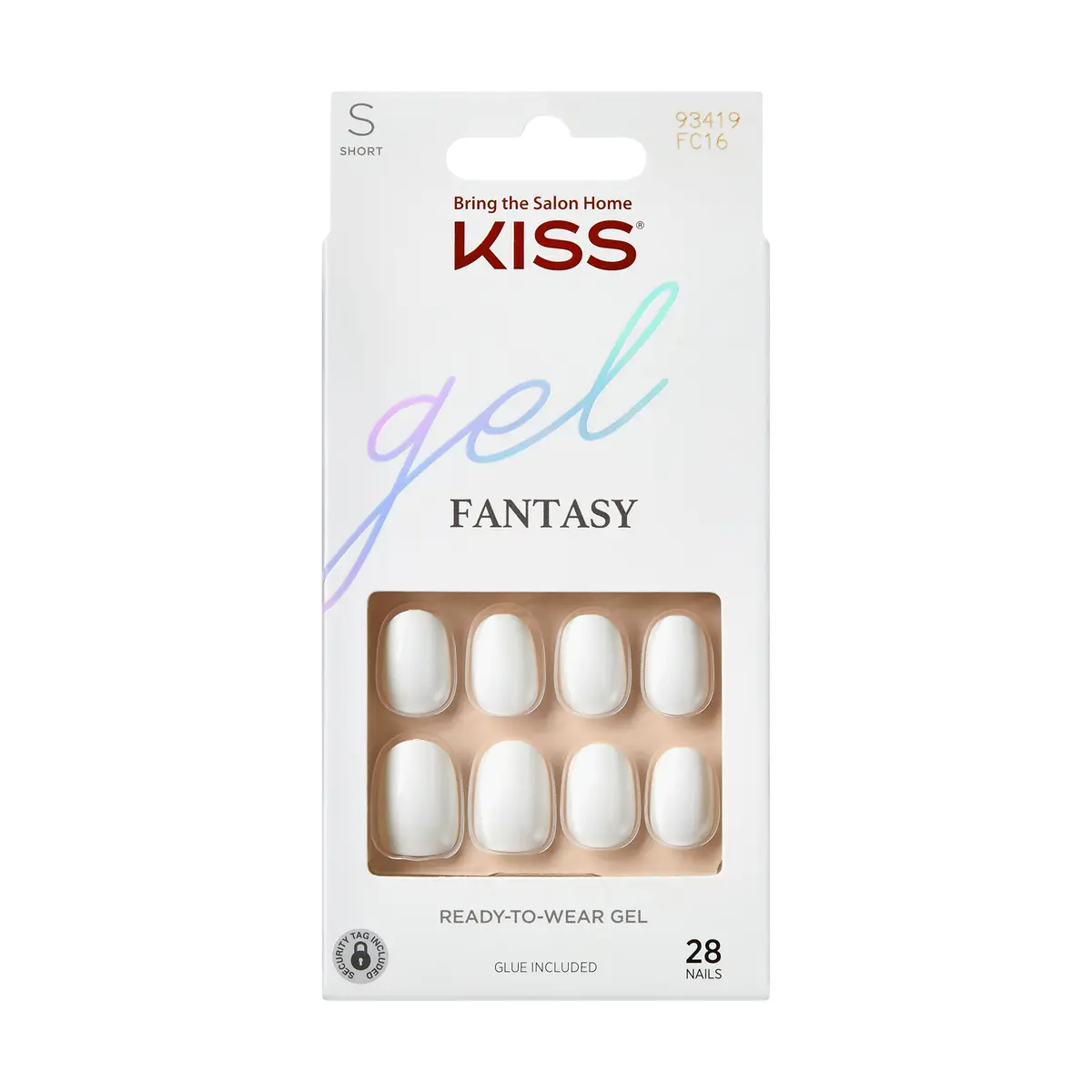 Uñas Postizas Gel Fantasy Nails Happy Hands - Kiss 1