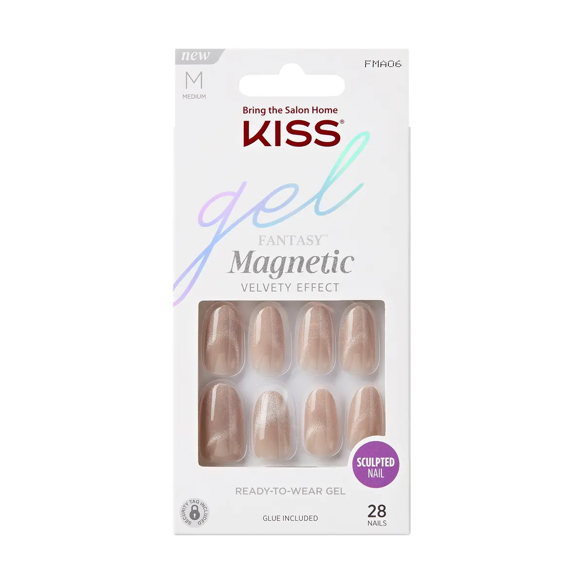 Uñas Postizas Gel Fantasy Magnetic Drama - Kiss 1