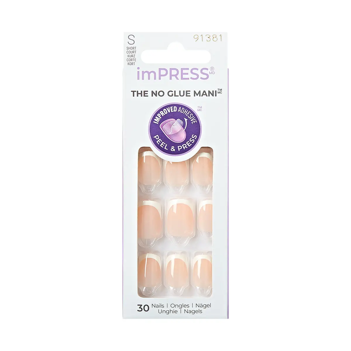 Uñas Postizas Impress Model - Kiss 1