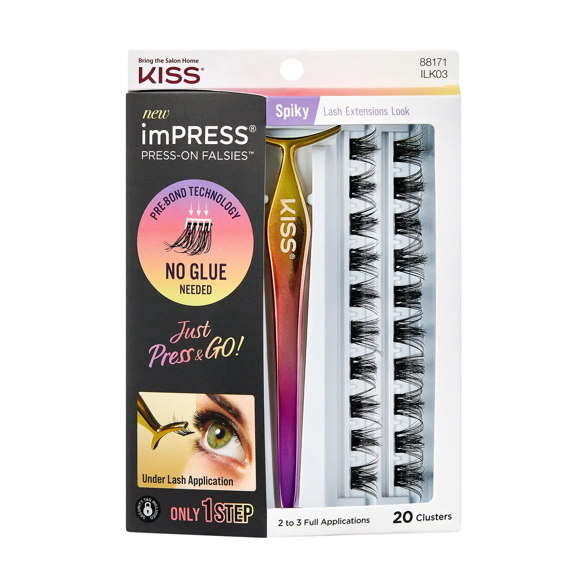 Impress Press On Falsies Kit 03 - Kiss 1