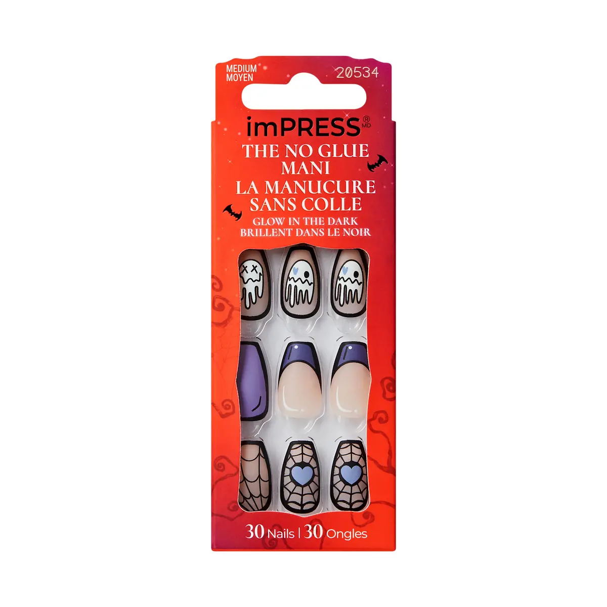 Uñas Postizas Impress Nails Party Startled - Outlet Kiss 1
