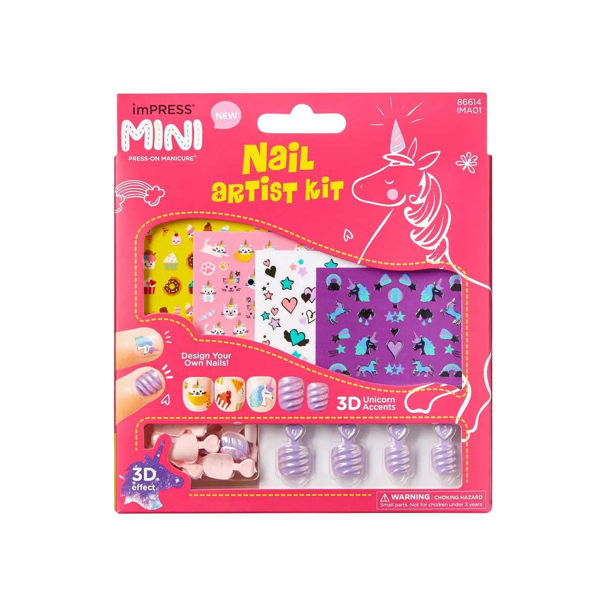 Kit Impress Kids Nail Artist - Kiss 1