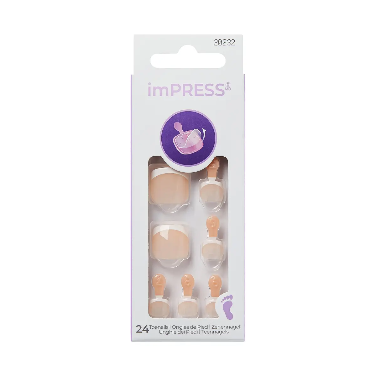 Uñas Postizas Para Pies Impress Chasing Summer - Outlet Kiss 1