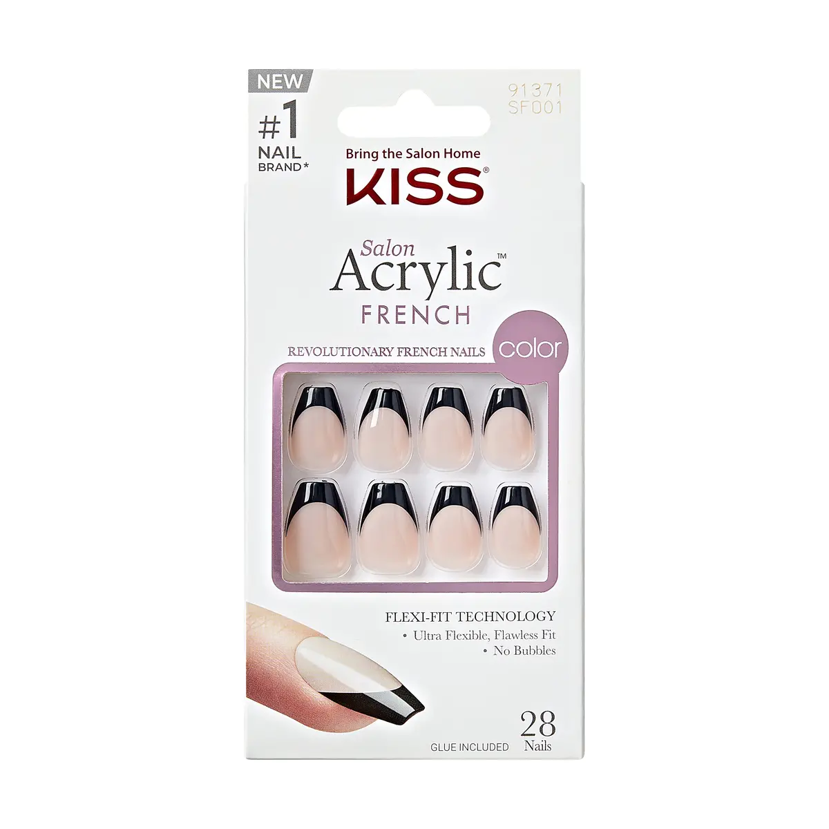 Salon Acrylic French Color Flame - Kiss 1