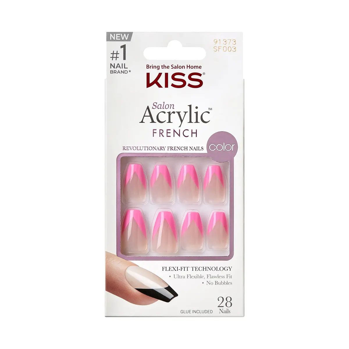 Salon Acrylic French Color Squared - Kiss 1