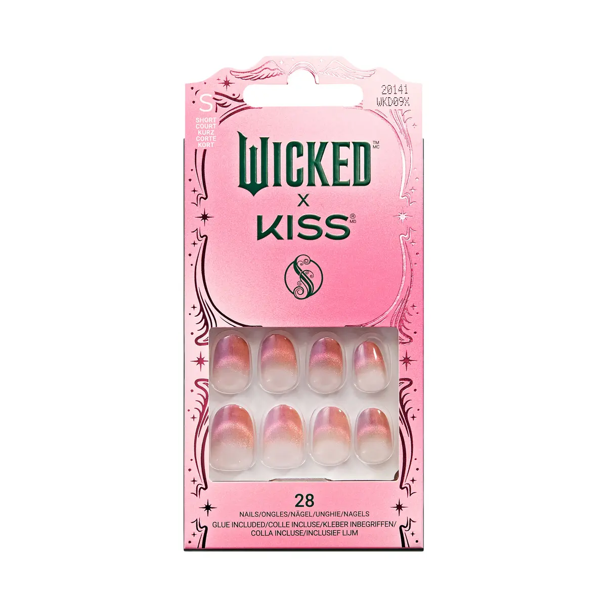 Uñas Postizas Wicked Nails Pink Perfection - Kiss 1
