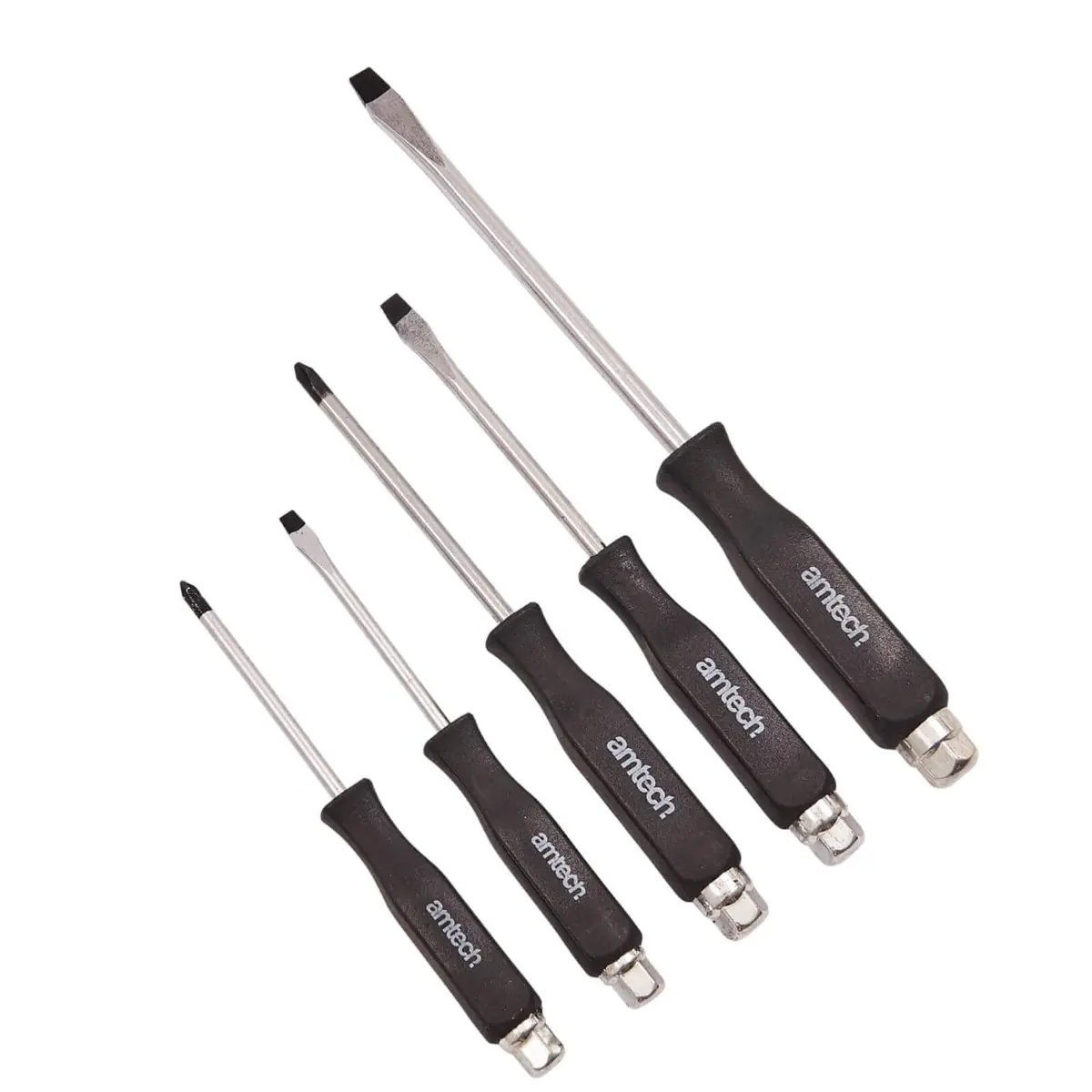 Amtech 5 Piece Go-Thru Screwdriver Set 1