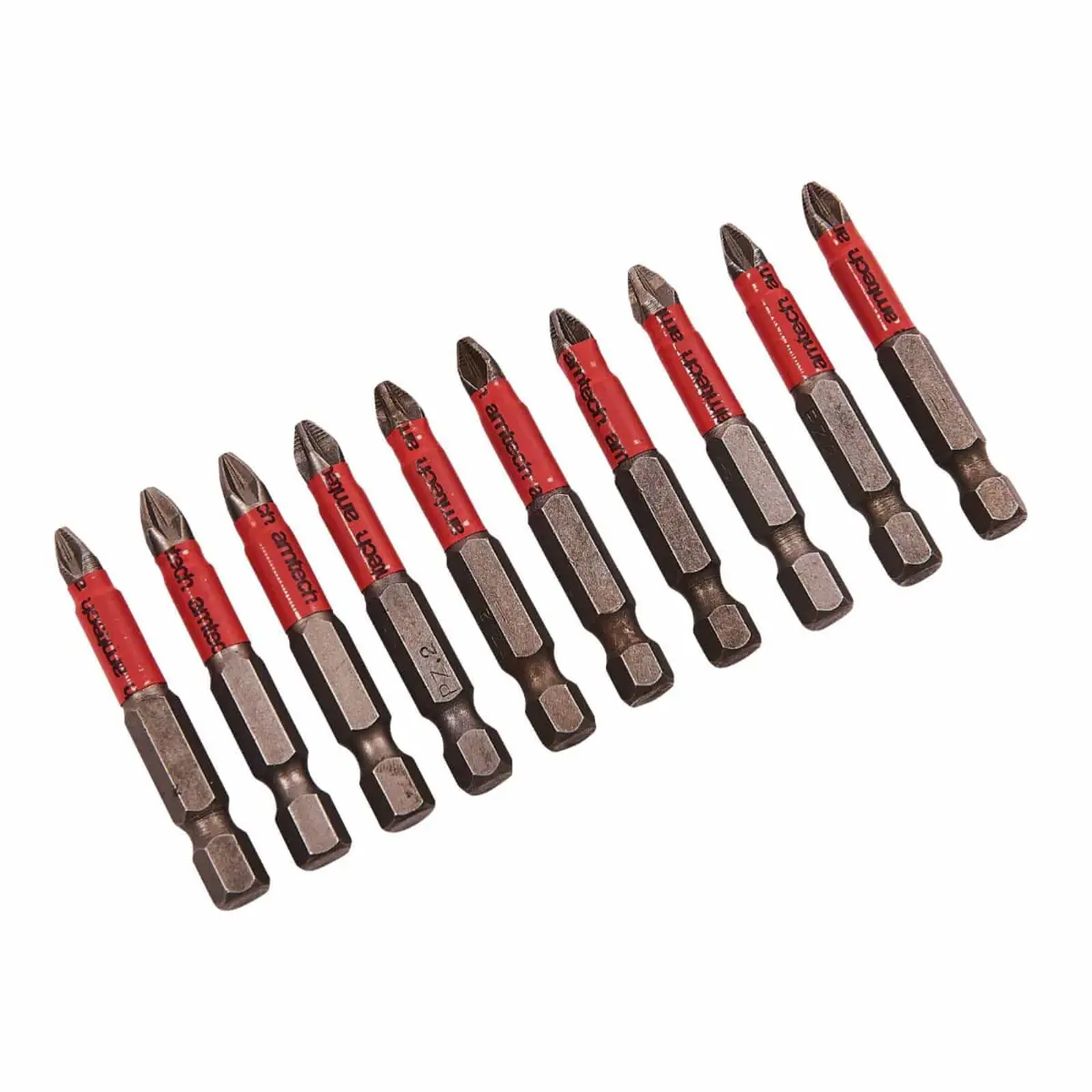 Amtech 10 Piece Non Slip Bit Set 50Mm/70Mm 1