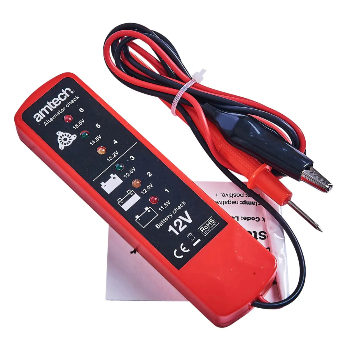 Amtech Battery & Alternator Tester 12 Volts Dc Systems 1