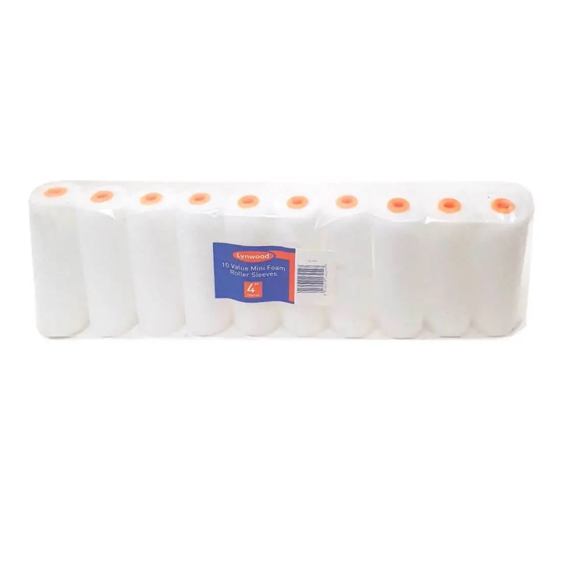 Lynwood 10 Pack 10Cm Mini Paint Roller Refills Emulsion 1