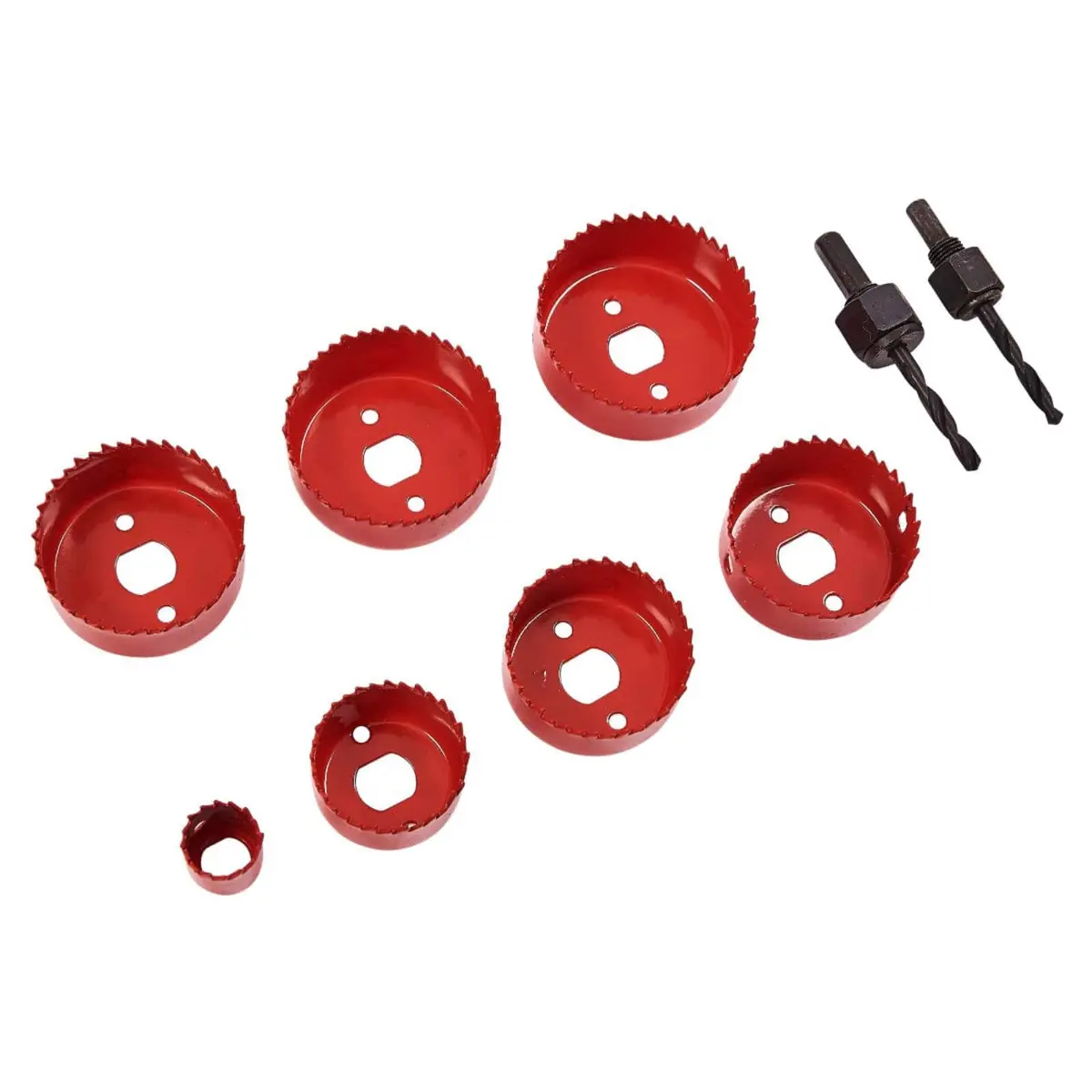 Amtech 9 Piece Heavy Duty Hole Saw Set 1