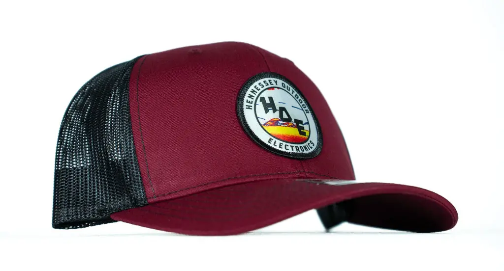 H.O.E Sonar Hat - Cardinal Red With Black 1