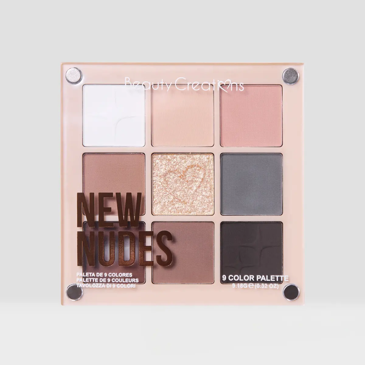 Paleta De Sombras Magnetic Shadow Palette New Nudes - Beauty Creations 1