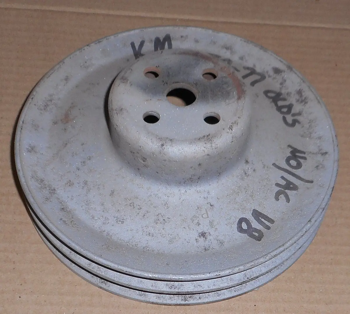Fan Pulley, V8 2 Groove, No Ac, Used, 70-77 Olds 1
