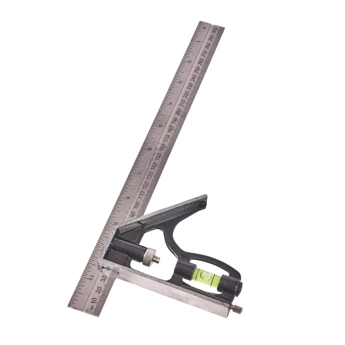 Amtech 12" Combination Square With Spirit Level 1