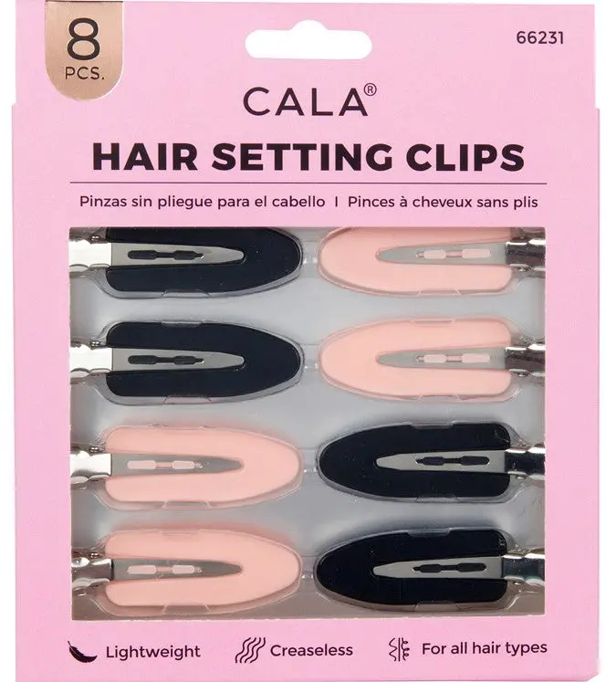 Pinzas De Fijación Para Cabello Black-Pink - Cala 1
