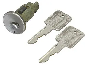 Ignition Cylinder, W/Late Key, New, 66-67 Gm Cars, 67-72 Truck 1