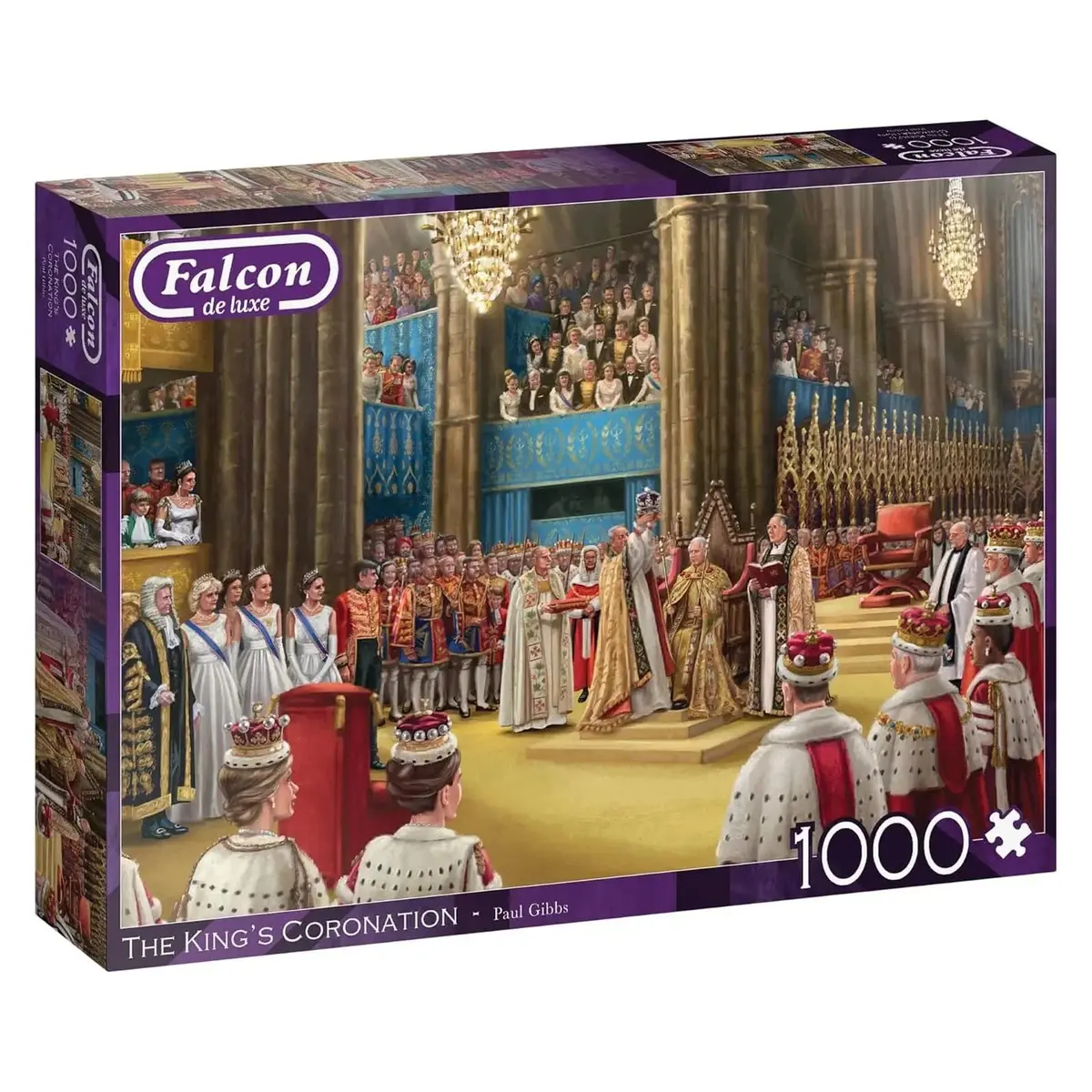 The Kings Coronation Illustrated Jigsaw Puzzle 1000 Pieces 1