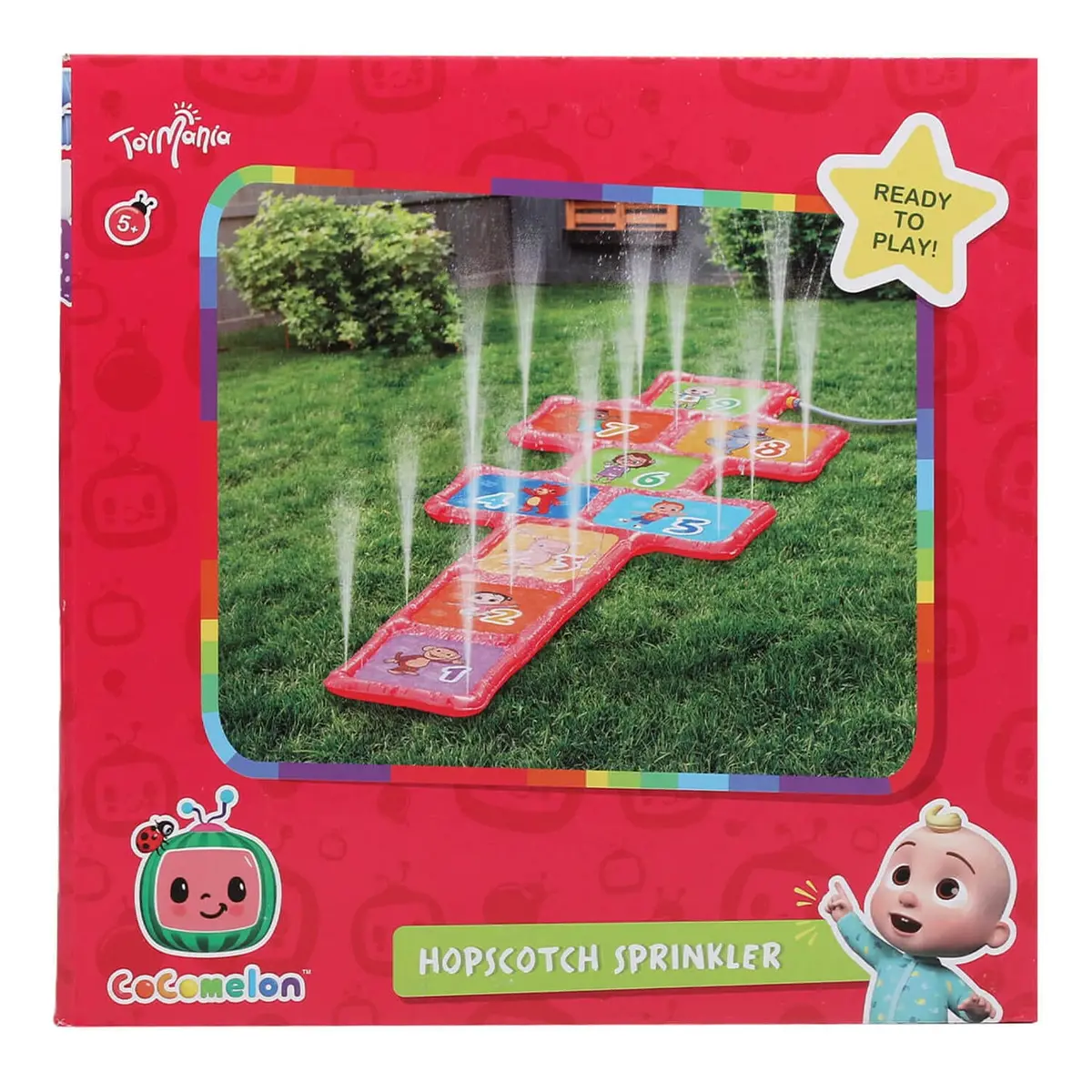 Cocomelon Hopscotch Sprinkler Garden Game Outdoor Fun 1.8M 1