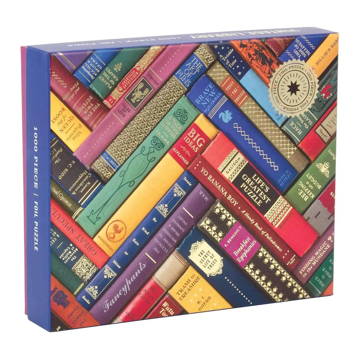 Phat Dog Vintage Library Gold Foil Jigsaw Puzzle 1000 Pieces 1