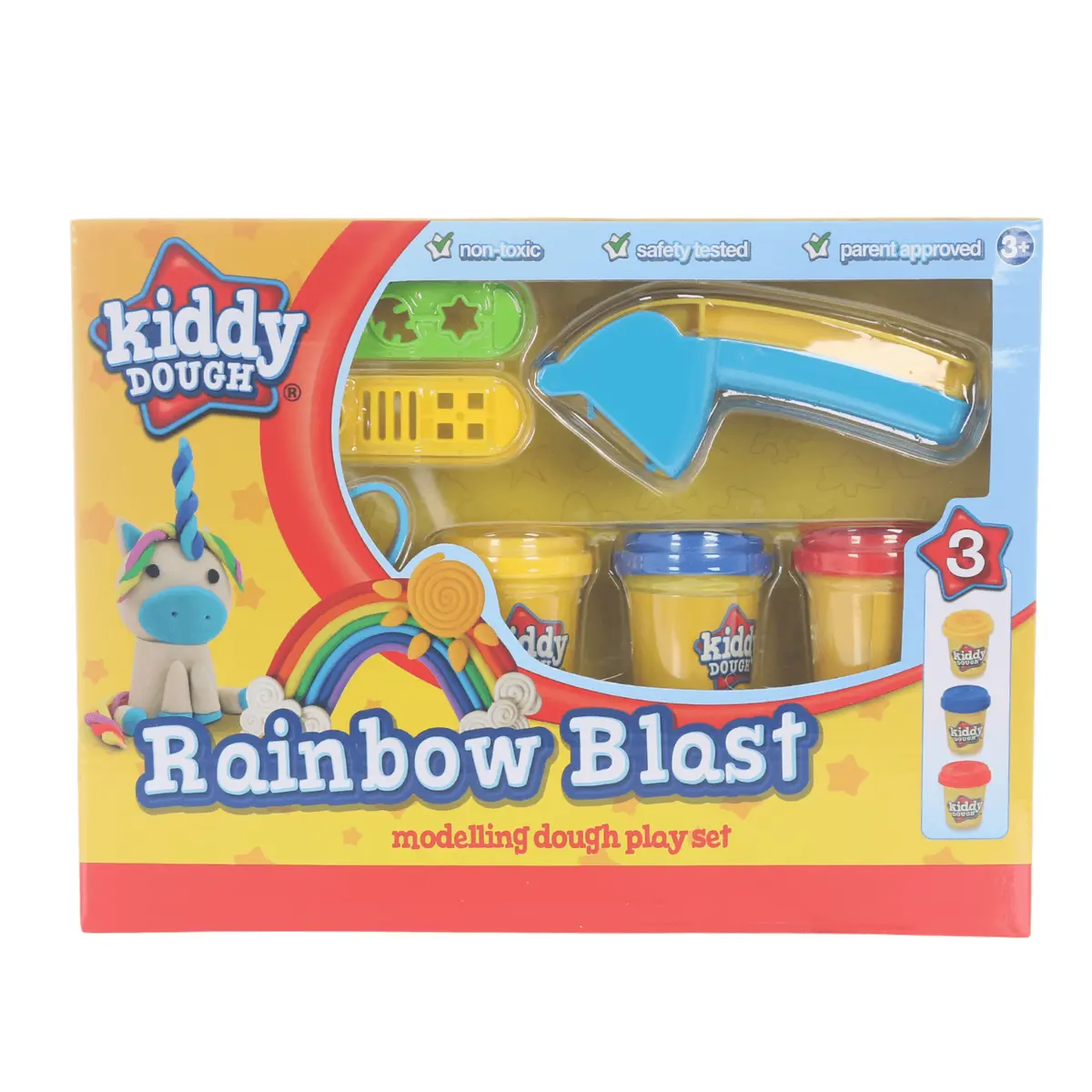 Creative Kids Kiddy Dough Rainbow Blast Modelling Dough Set 1