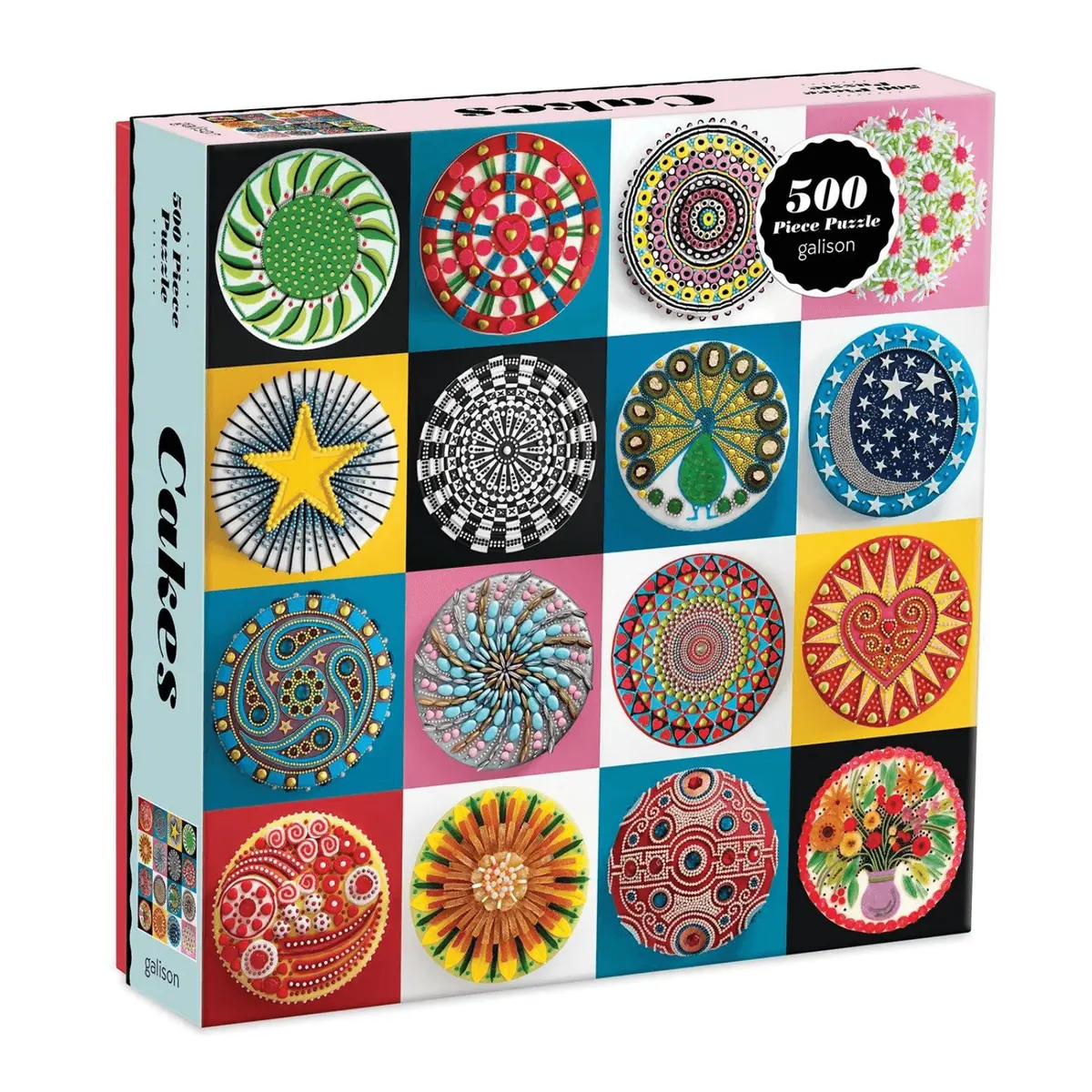 Cakes Design Jigsaw Puzzle 500 Pieces Cressida Bell Galison 1