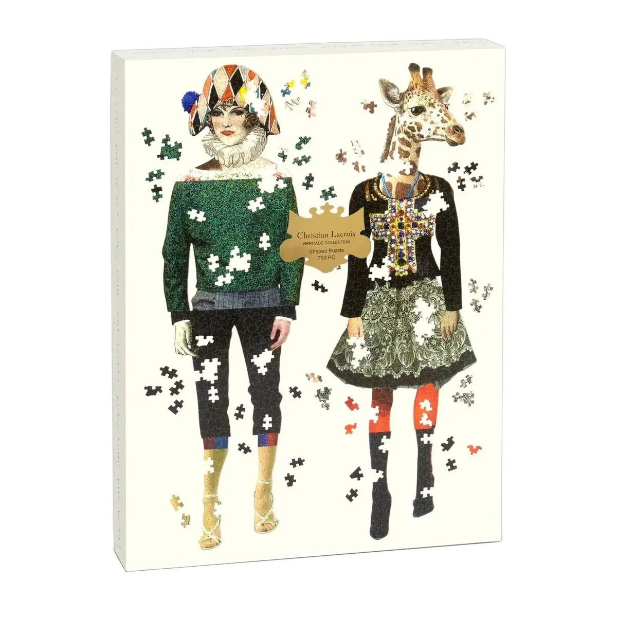 Christian Lacroix Set Of 2 Shaped Jigsaw Puzzles 750 Pieces 1